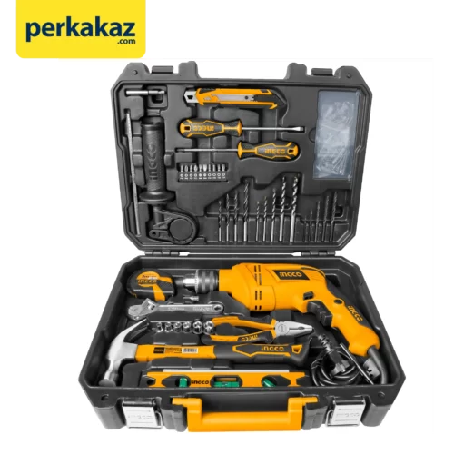 Mesin Bor 13mm Impact Drill Set 101pcs / Bor Set Ingco Hkthp11021